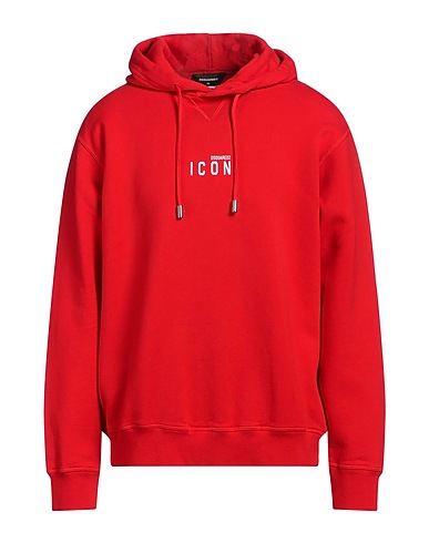 DSQUARED2 Hooded track jacket  Red 100% Cotton