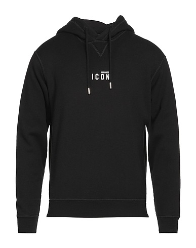 DSQUARED2 Felpa Nero 100% Cotone