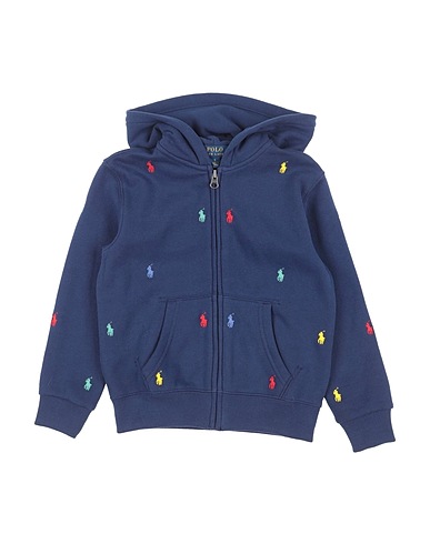 POLO RALPH LAUREN Sweatshirt Polo Pony Fleece Full-Zip Hoodie
 Navy blue 60% Cotton, 40% Polyester