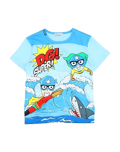 DOLCE&GABBANA T-shirt Azure 100% Cotton
