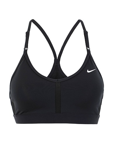 NIKE Top INDY V NECK BRA
 Black 72% Polyester, 28% Elastane