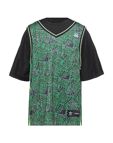 ADIDAS ORIGINALS x SANKUANZ T-shirt Nero 100% Cotone, Elastan, Poliestere riciclato