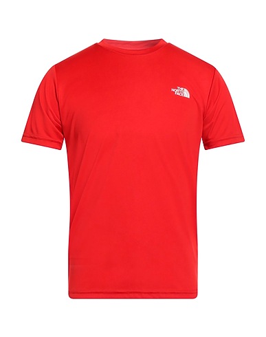 THE NORTH FACE Basic T-Shirt Tomato red 100% Polyester