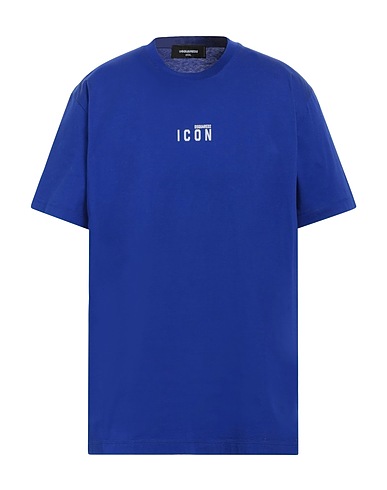 DSQUARED2 Basic T-Shirt Blue 100% Cotton