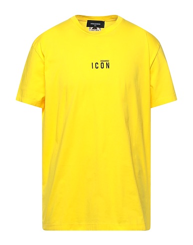 DSQUARED2 ベーシックTシャツ イエロー コットン 100%