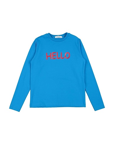VICOLO T-shirt Azzurro 90% Cotone, 10% Elastan