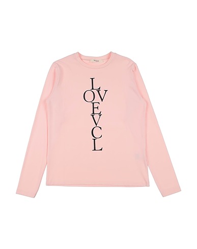 VICOLO T-shirt Pink 90% Cotton, 10% Elastane