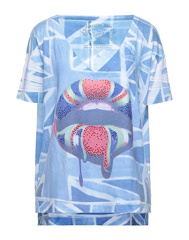 DOROTHY BLUE T-shirt Sky blue 50% Polyester, 50% Cotton