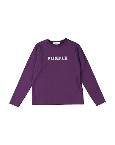 VICOLO T-Shirt Violett 90% Baumwolle, 10% Elastan