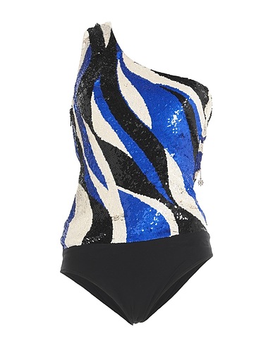 ELISABETTA FRANCHI TOPWEAR Bright blue 100% Polyamide, Plastic, Metal, Acrylic, Elastane