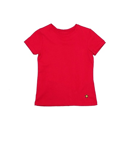 4GIVENESS T-shirt Rosso 100% Cotone