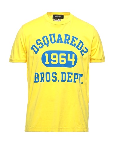 DSQUARED2 T-shirt Yellow 100% Cotton
