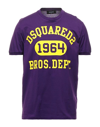 DSQUARED2 Ｔシャツ パープル コットン 100%