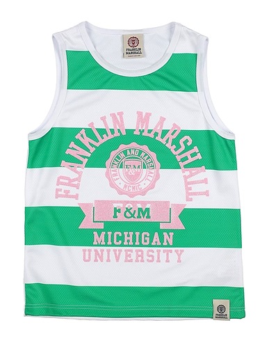 FRANKLIN & MARSHALL Canotta Verde 100% Poliestere