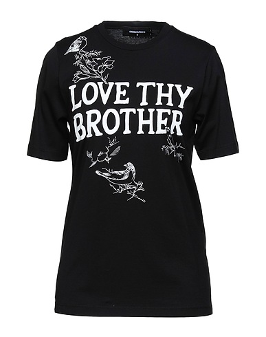 DSQUARED2 T-shirt Black 100% Cotton