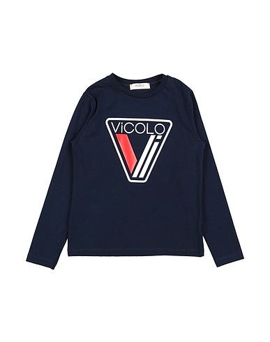 VICOLO T-shirt Midnight blue 90% Cotton, 10% Elastane