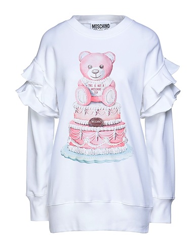 MOSCHINO Sweatshirt White 100% Cotton