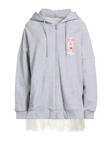 MOSCHINO Felpa COUTURE Grigio chiaro 100% Cotone, Poliammide