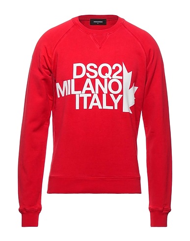 DSQUARED2 Sweatshirt Rot 100% Baumwolle, Elastan