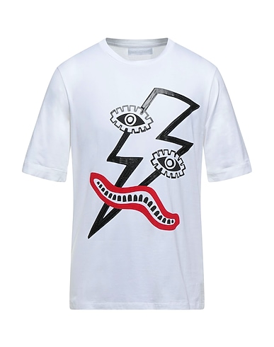 NEIL BARRETT T-shirt White 100% Cotton