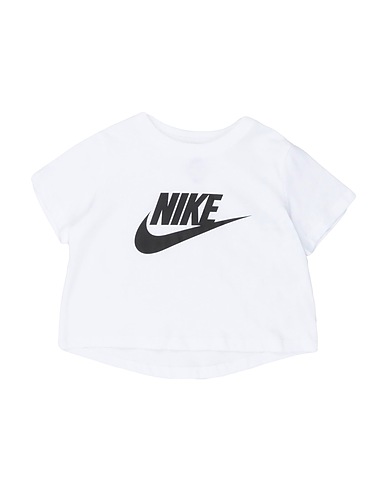 NIKE T-shirt FUTURA CROP T SHIRT
 White 100% Cotton