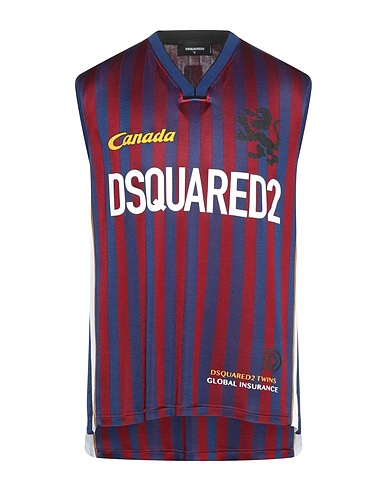 DSQUARED2 T-shirt Midnight blue 100% Acetate, Cotton, Polyamide, Elastane