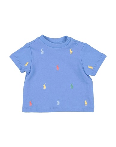 POLO RALPH LAUREN T-Shirt Polo Pony Cotton Mesh Tee
 Himmelblau 100% Baumwolle
