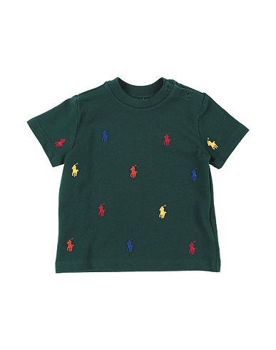 POLO RALPH LAUREN T-shirt Polo Pony Cotton Mesh Tee
 Dark green 100% Cotton
