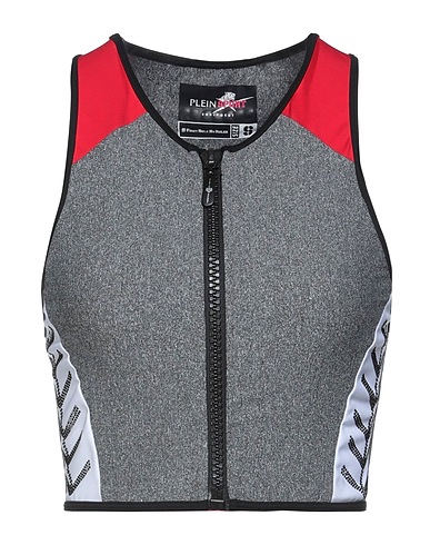 PLEIN SPORT Top Grey 80% Polyamide, 20% Elastane