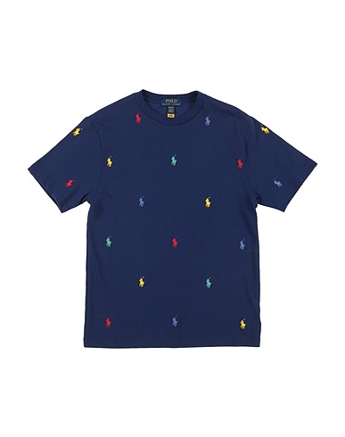 POLO RALPH LAUREN T-shirt Polo Pony Cotton Mesh Tee
 Navy blue 100% Cotton