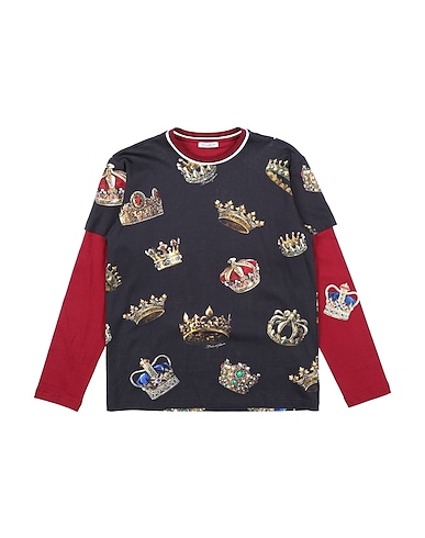 DOLCE&GABBANA T-shirt 100% Cotton, Viscose, Polyester, Polyamide, Metallic Polyester