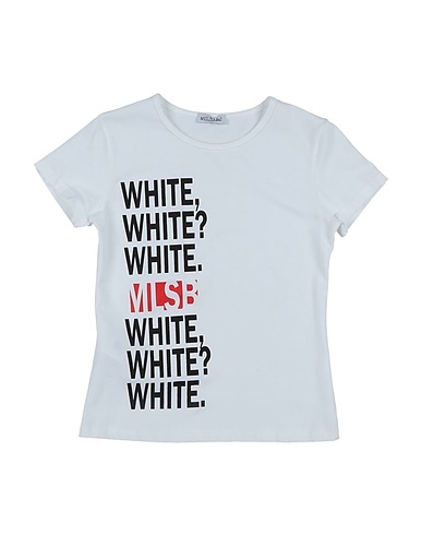 MEILISA BAI T-shirt White 94% Cotton, 6% Elastane