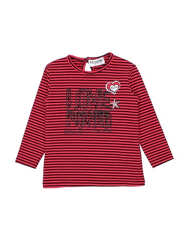 MAËLIE T-shirt Red 94% Cotton, 6% Elastane