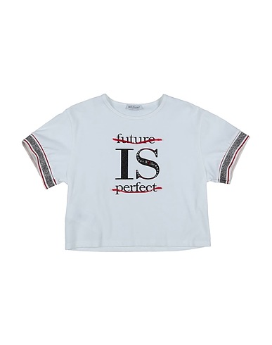 MEILISA BAI T-shirt White 96% Cotton, 4% Elastane