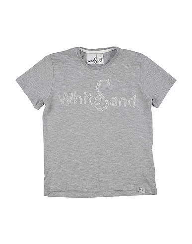 WHITE SAND T-shirt Grigio chiaro 100% Cotone