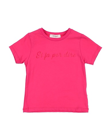 VICOLO T-shirt Fuchsia 90% Cotton, 10% Elastane