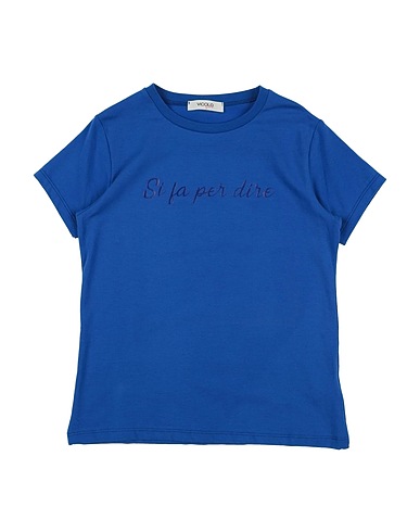 VICOLO T-shirt Blu 90% Cotone, 10% Elastan