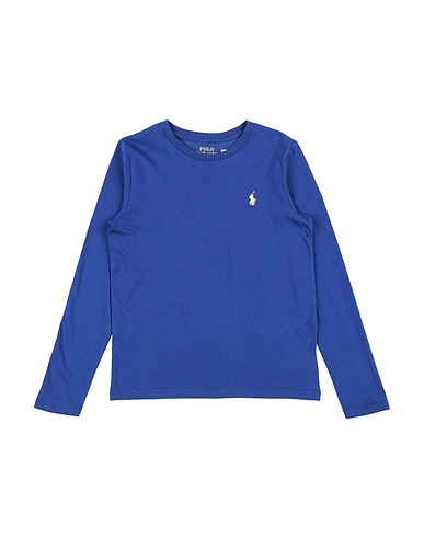 POLO RALPH LAUREN T-shirt Cotton Jersey Tee
 Blu china 100% Cotone