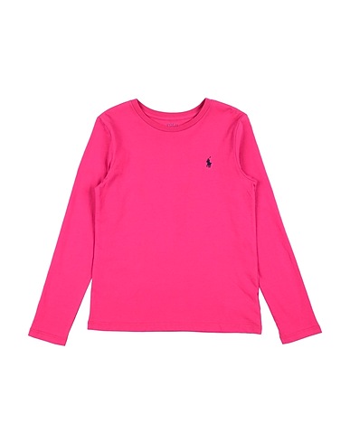 POLO RALPH LAUREN T-shirt Cotton Jersey Tee
 Magenta 100% Cotton