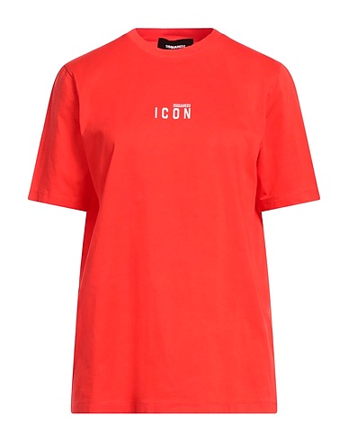 DSQUARED2 Basic T-Shirt Tomato red 100% Cotton