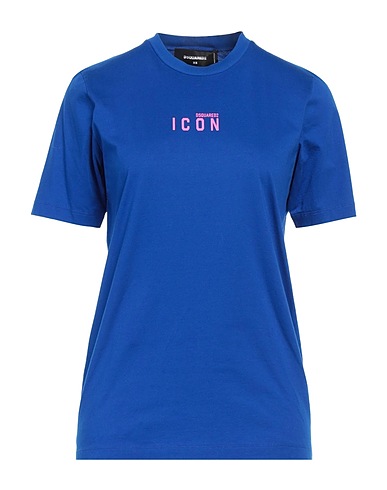 DSQUARED2 Basic T-Shirt Bright blue 100% Cotton