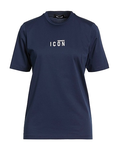 DSQUARED2 Футболка ICON Тёмно-синий 100% Хлопок