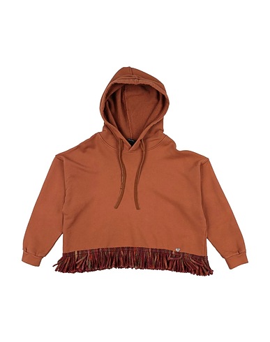 PLEASE Sweatshirt Brown 100% Cotton