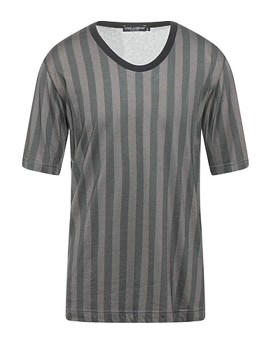 DOLCE&GABBANA T-shirt Grey 60% Silk, 40% Cotton