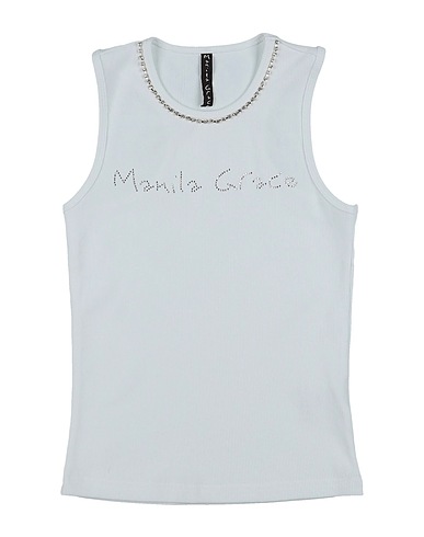 MANILA GRACE Canotta Bianco 94% Modal, 6% Elastan
