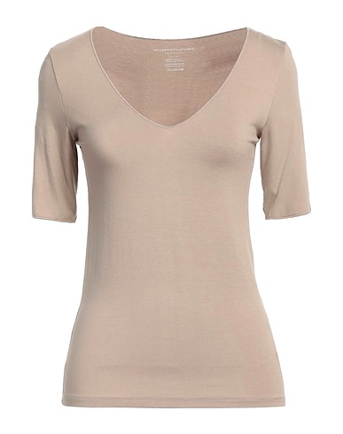 MAJESTIC FILATURES T-shirt Khaki 94% Viscosa, 6% Elastan