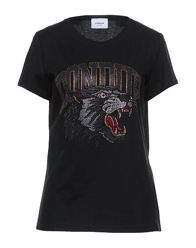 DONDUP T-Shirt Schwarz 100% Baumwolle