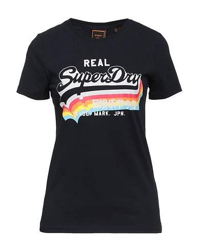 SUPERDRY T-Shirt Nachtblau 58% Baumwolle, 42% Polyester