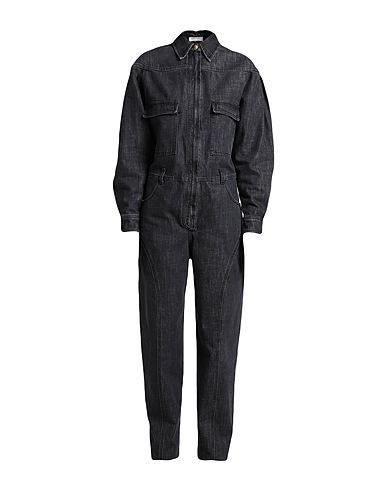 ALBERTA FERRETTI Denim dungaree Black 100% Cotton