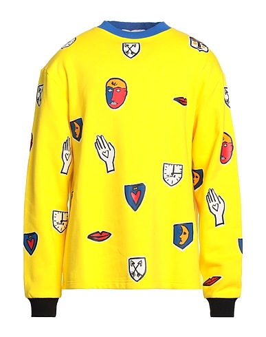 CASTELBAJAC Felpa Giallo 100% Cotone